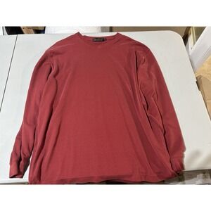 Bugatchi  Uomo V Neck Sweater  Sz L Red